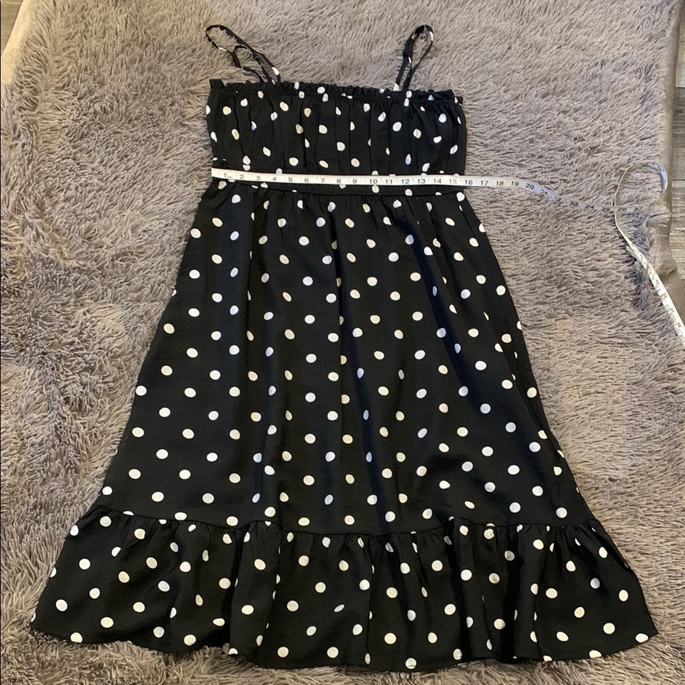 Polka Dot Dress - Black and White